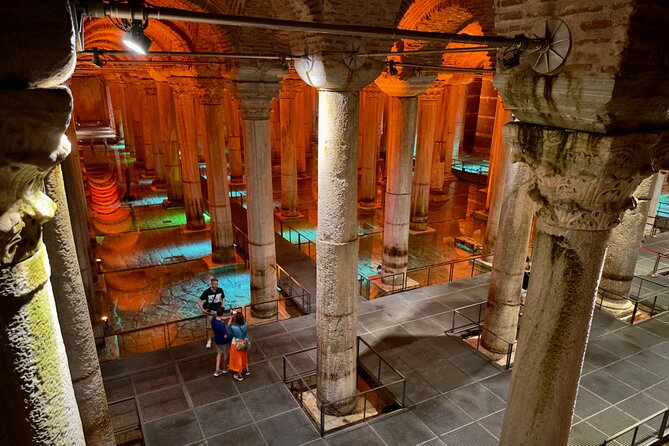 Best of Istanbul: Basilica Cistern - Blue Mosque - Grand Bazaar - Blue Mosque: the art is stunning, but dress codes matter