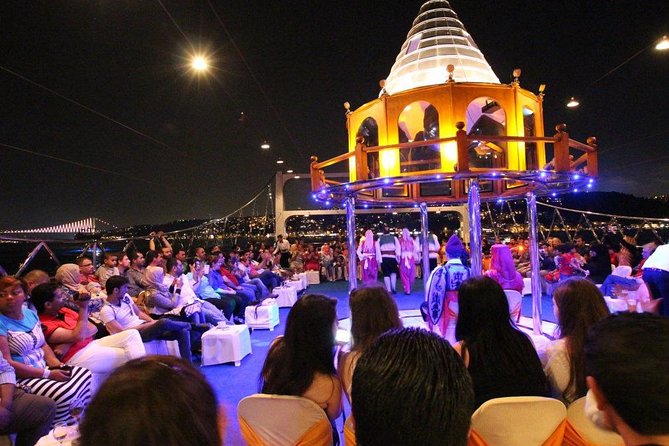 Bosphorus Night Cruise: Dinner, Drinks & Hotel Pickup - Dinner on board: Turkish flavors, pacing, and portion reality