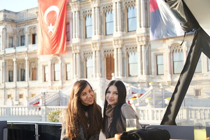 Bosphorus Sunset Cruise on Luxury Yacht with Transfers - Dolmabahçe and Çırağan Palaces: European shoreline icons from the water