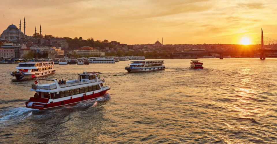 Istanbul: Bosphorus And Golden Horn Morning or Sunset Cruise - Dolmabahçe Palace area: the waterfront that looks like power