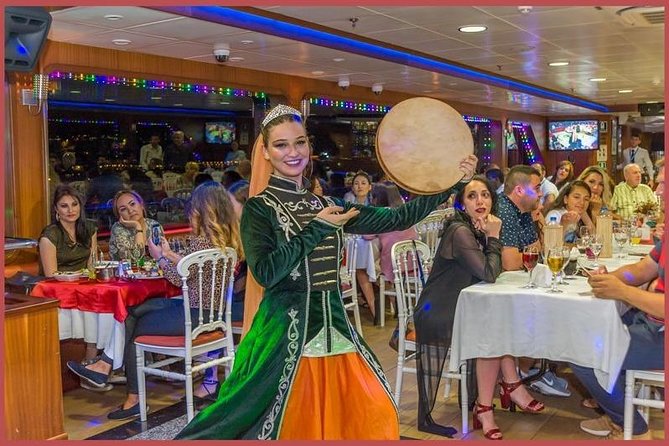 Istanbul Bosphorus Cruise with Dinner and Belly-Dancing Show - What you see from the boat: Blue Mosque, Kız Kulesi, and Dolmabahçe Palace