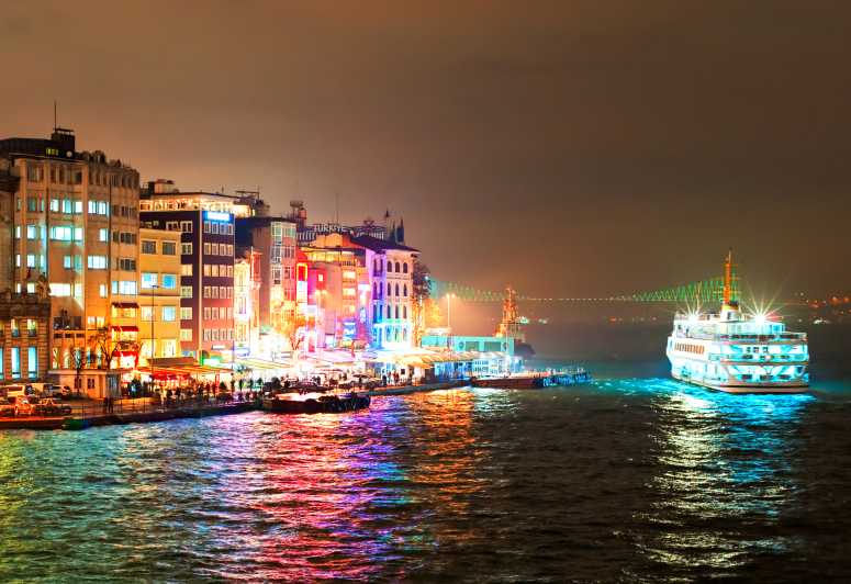 Istanbul: Bosphorus Dinner Cruise Incl. Drinks with Transfer - Getting on board: hotel pickup, welcome drink, and a fast start