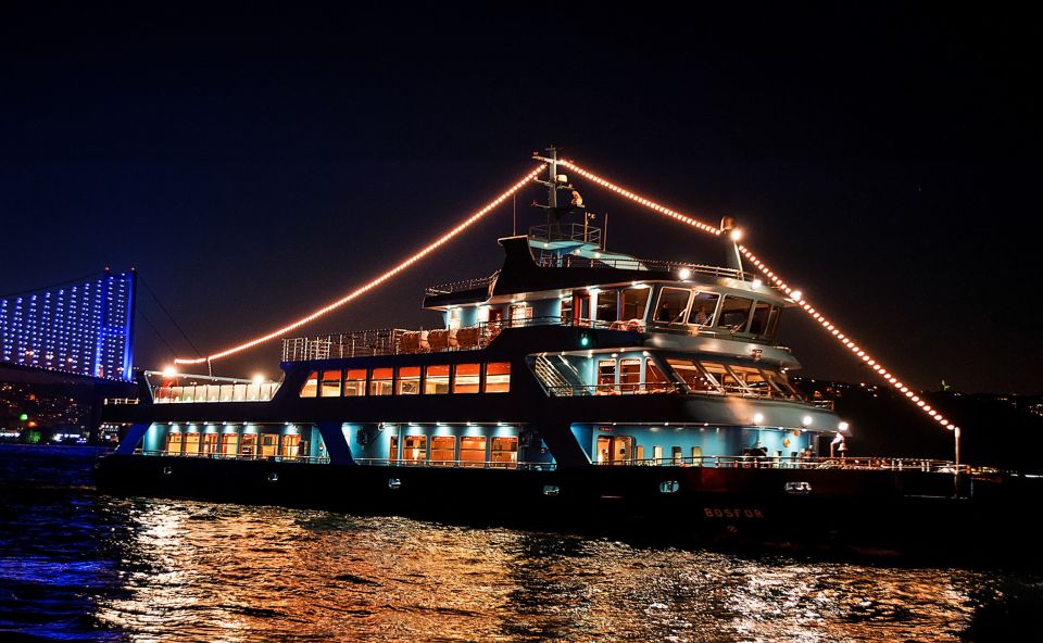 Istanbul: Bosphorus Dinner Cruise w/ Drinks & Entertainment - The Boat Ride That Turns Istanbul Into a Night Show