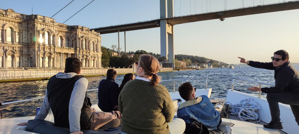 Istanbul: Bosphorus Sunset Cruise on Yacht with Live Guide - Onboard comfort: blankets, wind screens, and service that keeps moving