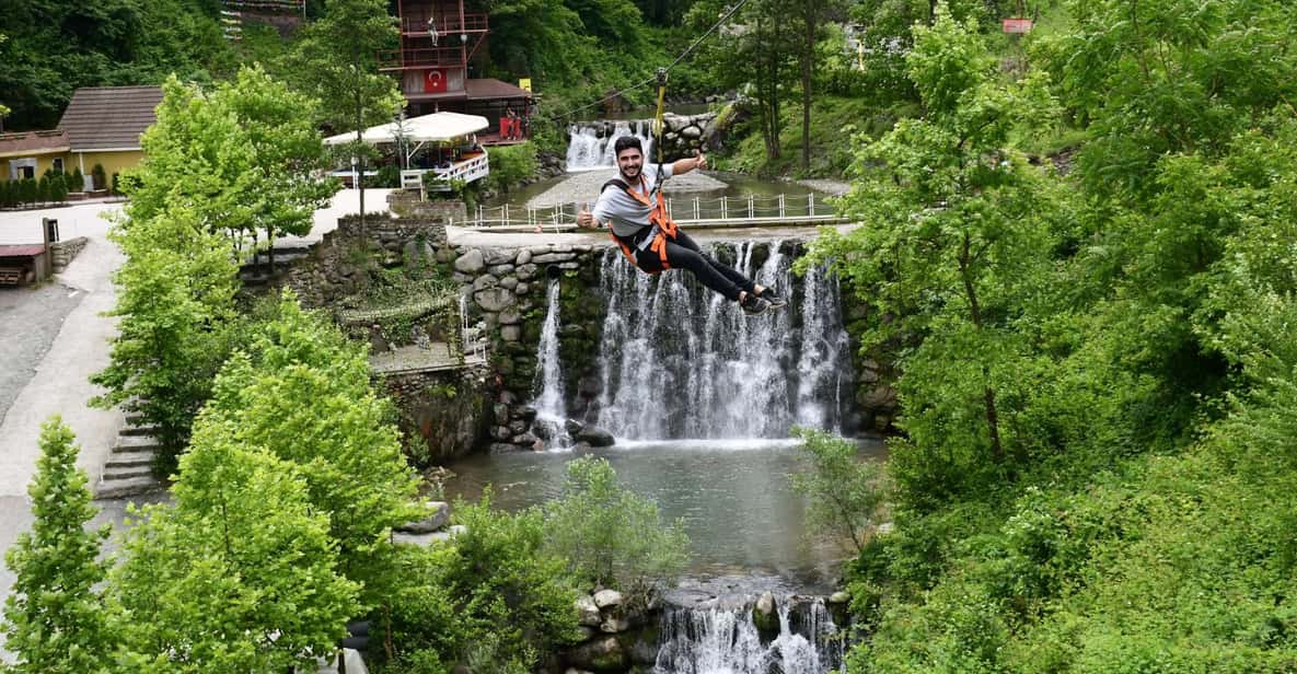 Istanbul: Sapanca Tour, Cable Car, Quad, & Zipline - Maşukiye waterfall area: zipline thrills or a scenic viewpoint