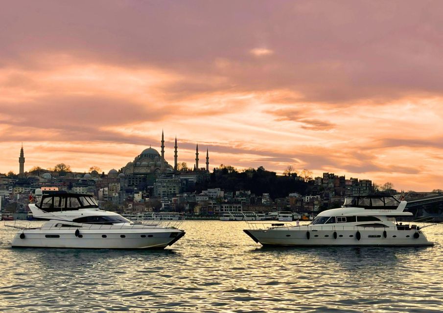 Istanbul: Small-Group Luxury Yacht Sunset Cruise w/ Snacks - When the crew gets the timing right (and why sunset matters here)