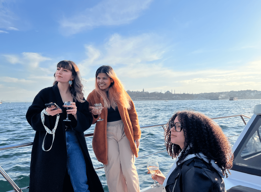 Istanbul: Small Group Yacht Tour with Unlimited Wine - The Maiden’s Tower moment on the Asian side