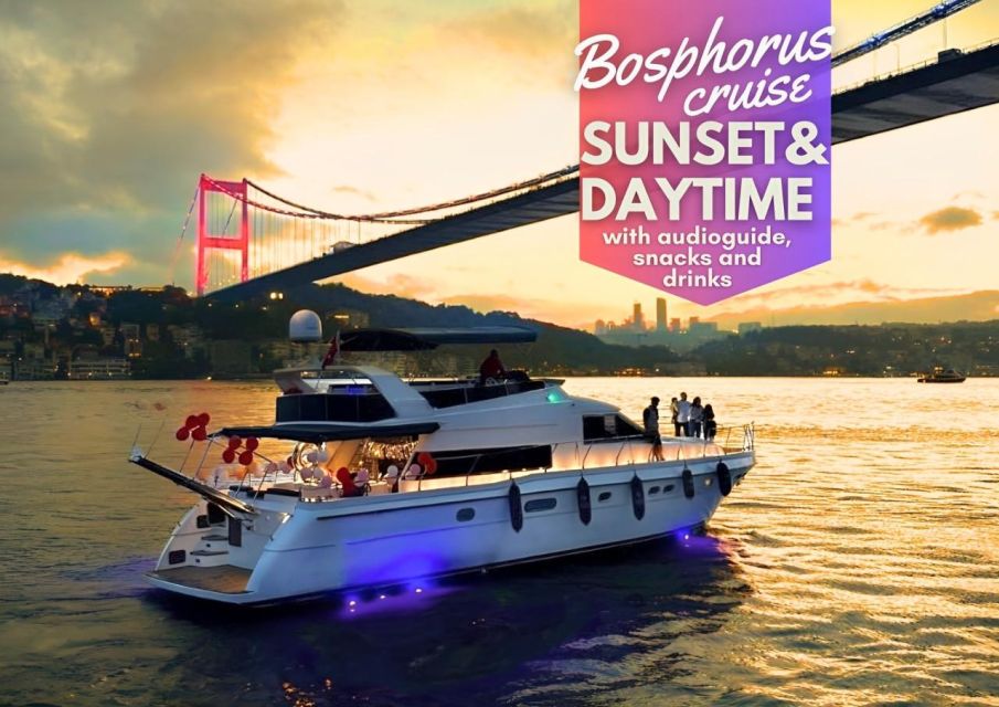 Istanbul: Sunset or Day Small-Group Yacht Cruise with Snacks - Your Route From Dolmabahçe to the Maiden’s Tower