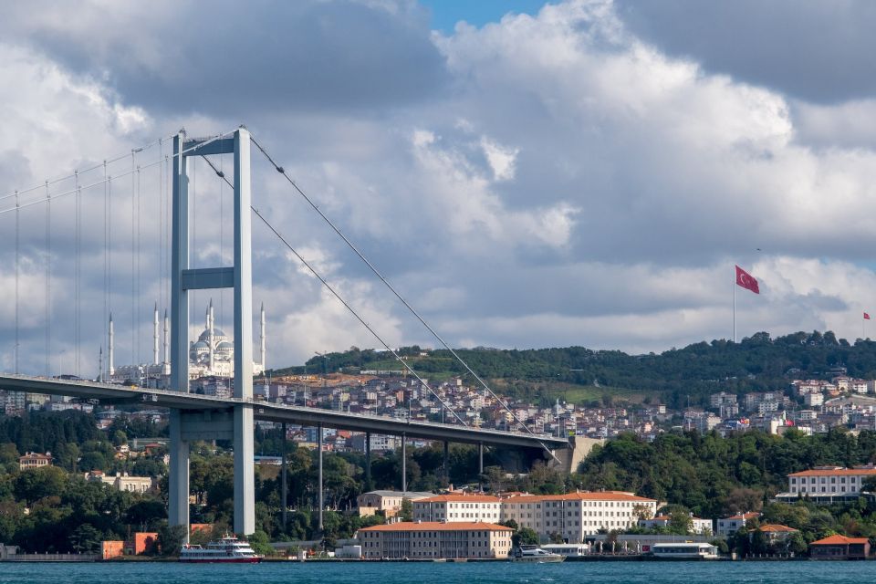 Istanbul: Sunset or Day Small-Group Yacht Cruise with Snacks - After the Maiden: Galata Bridge and the Golden Horn Finish