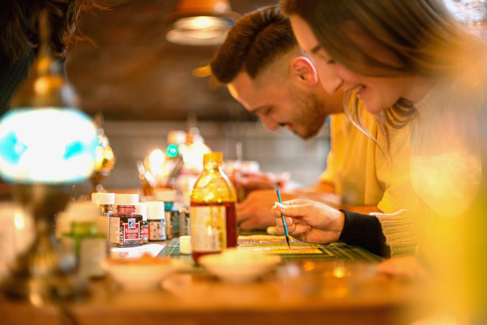 Istanbul: Traditional Stained Glass Painting Workshop - Meeting near Merhaba Pastanesi in Sirkeci