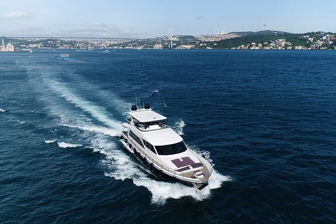 Private Bosphorus Sightseeing Cruise on Luxury Yacht - Ortaköy Mosque at the pier: a postcard setting with real water movement