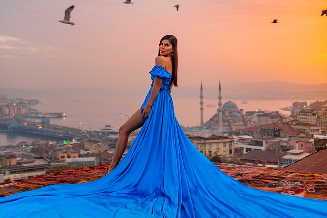 Rooftop Flying Dress Photo Shoot in Istanbul - Where You Meet and How the Flow Works