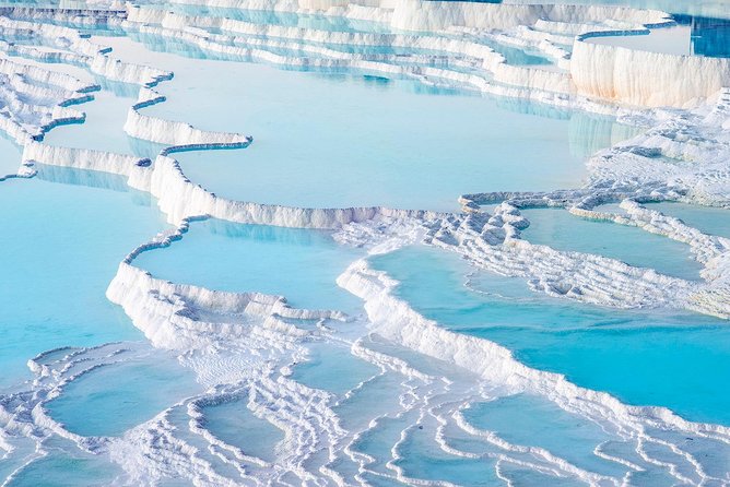 Turkey Highlights 4 Day Tour from Istanbul Hassle-Free Package - Day 4 Pamukkale and Hierapolis: Travertines, Cleopatra Pools, and Roman Theater Seats